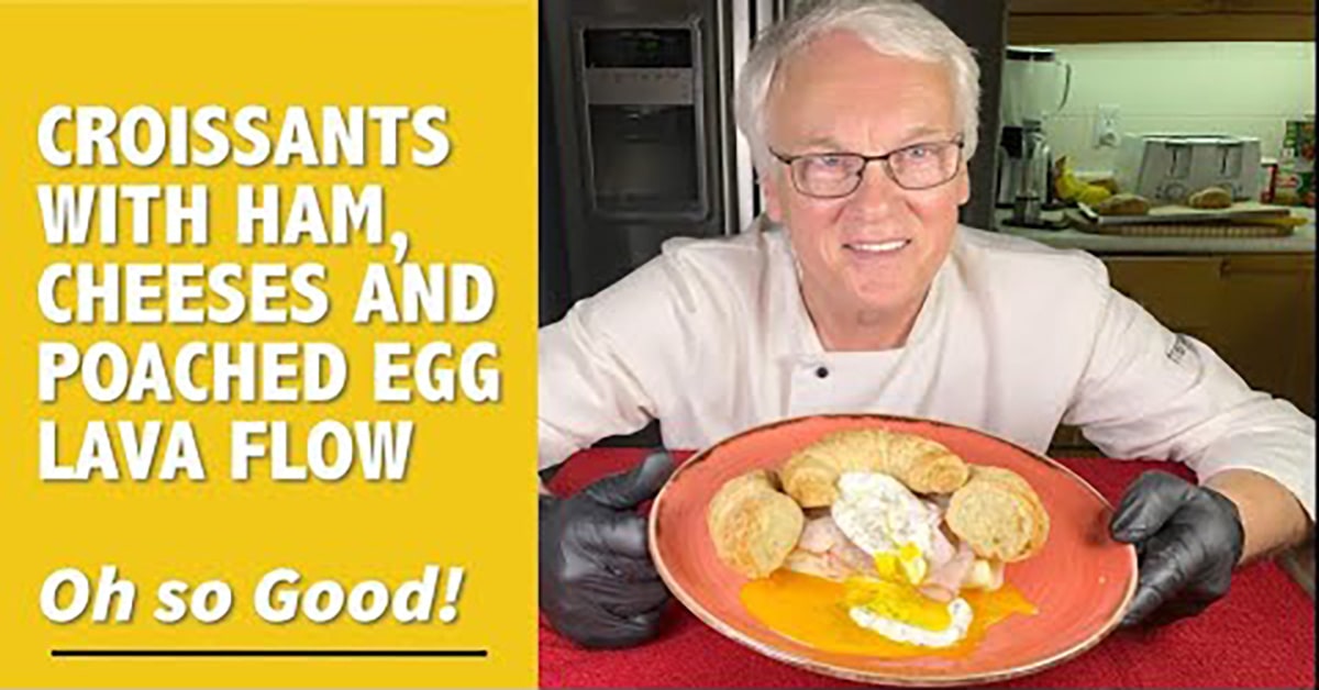 The perfect croissants cheese ham and poached egg recipe