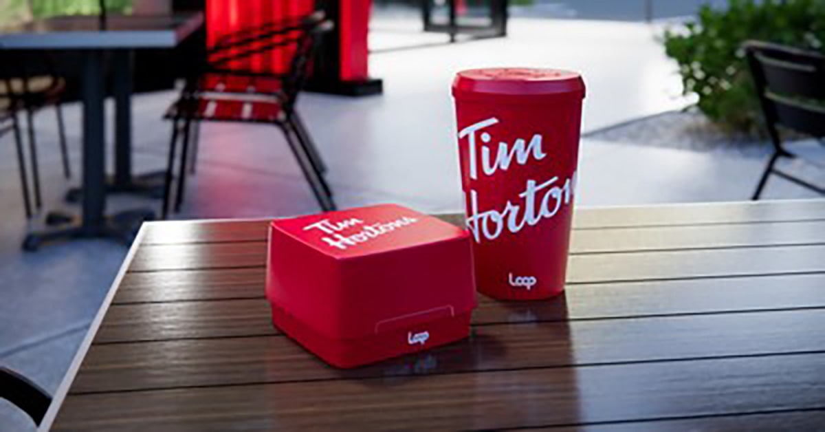 Tim Hortons goes green testing reusable packaging program