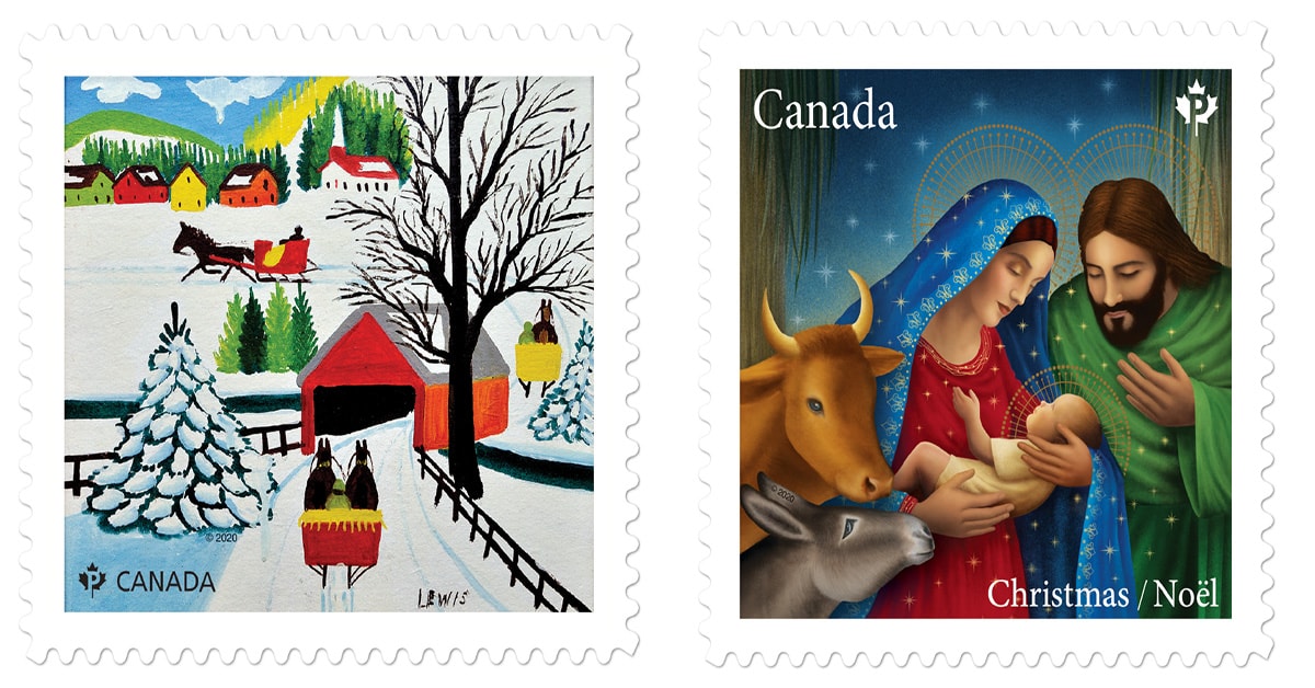Canada Post kicks off the holiday season with release of 2020 stamps