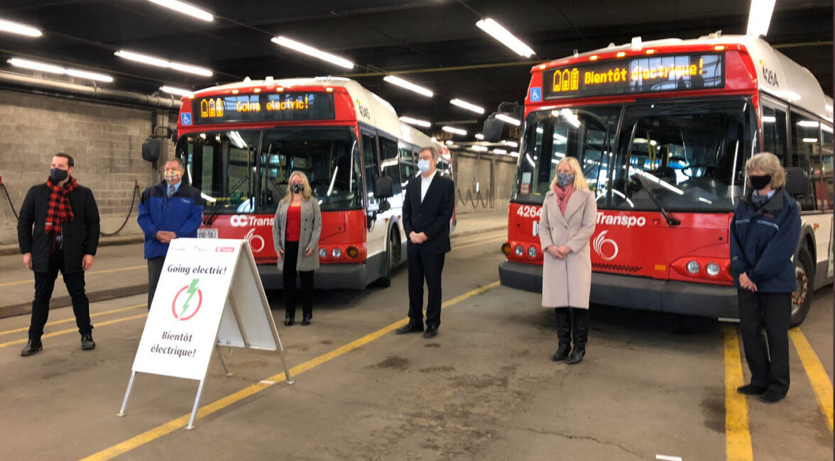 Ottawa is getting four new electric buses with help from feds