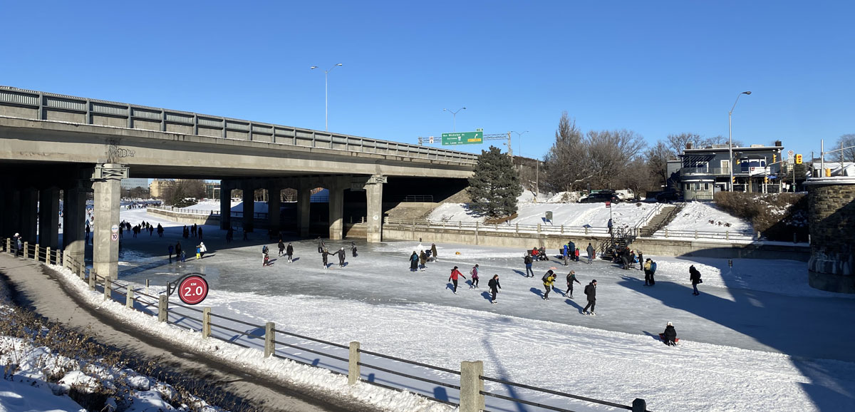 The entire Rideau Canal Skateway officially opens in Ottawa on Friday