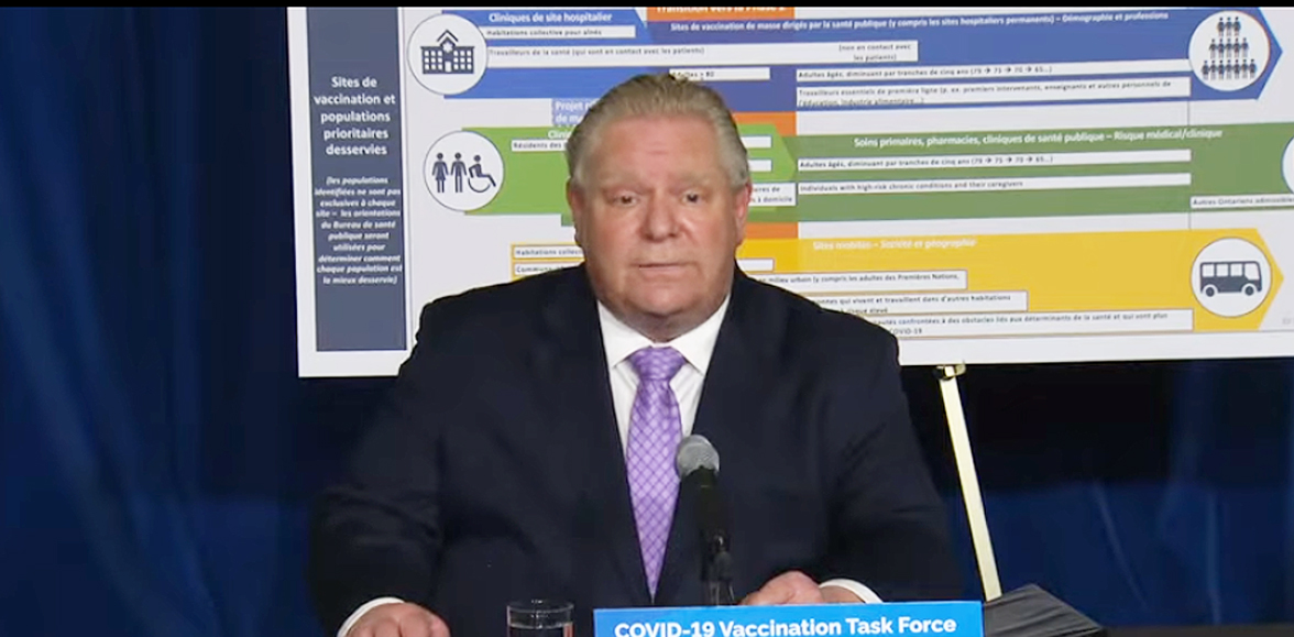 Ontario has administered over half a million COVID-19 Vaccines