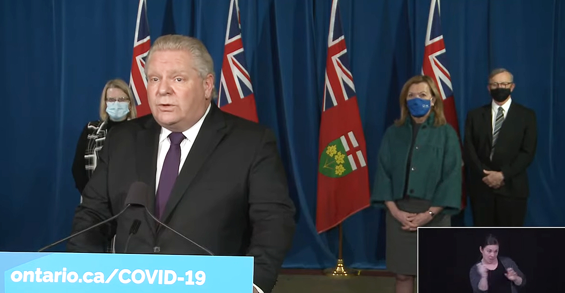 Ontario extends Stay-at-Home Order to Feb. 16 across most of the Province including Ottawa