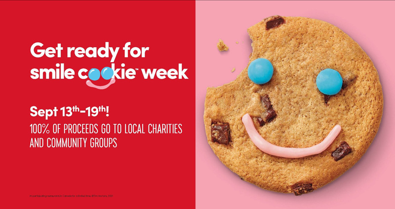Tim Hortons Smile Cookie Week