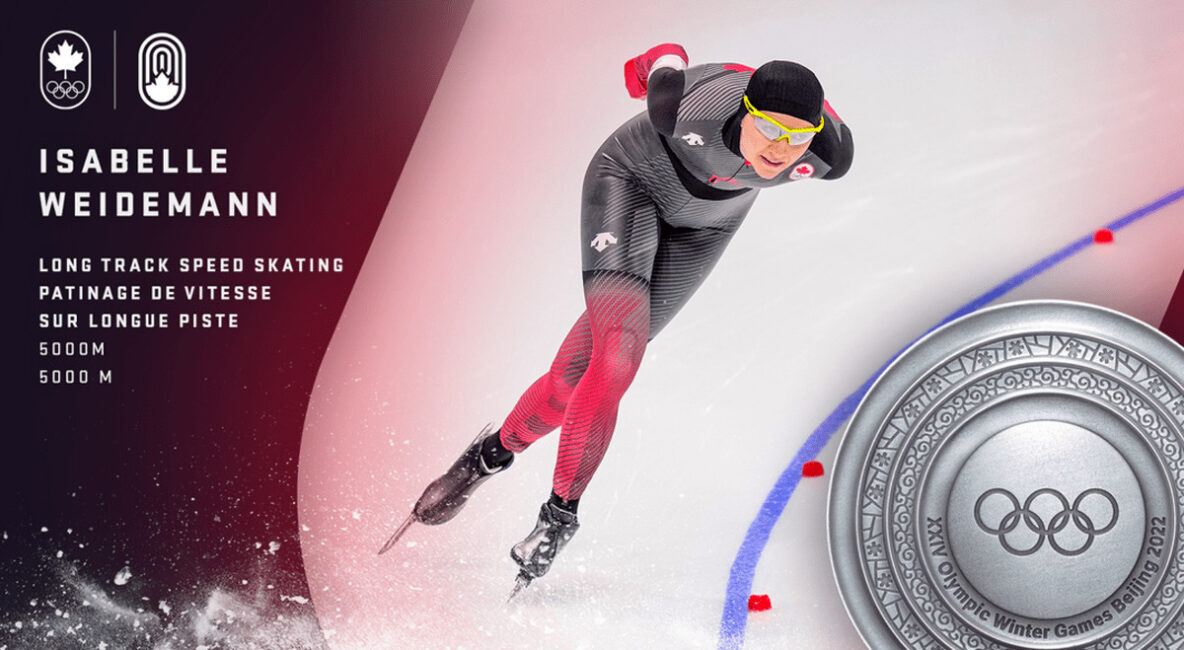 Ottawa’s Isabelle Weidemann wins second speed-skating medal in Beijing 2022