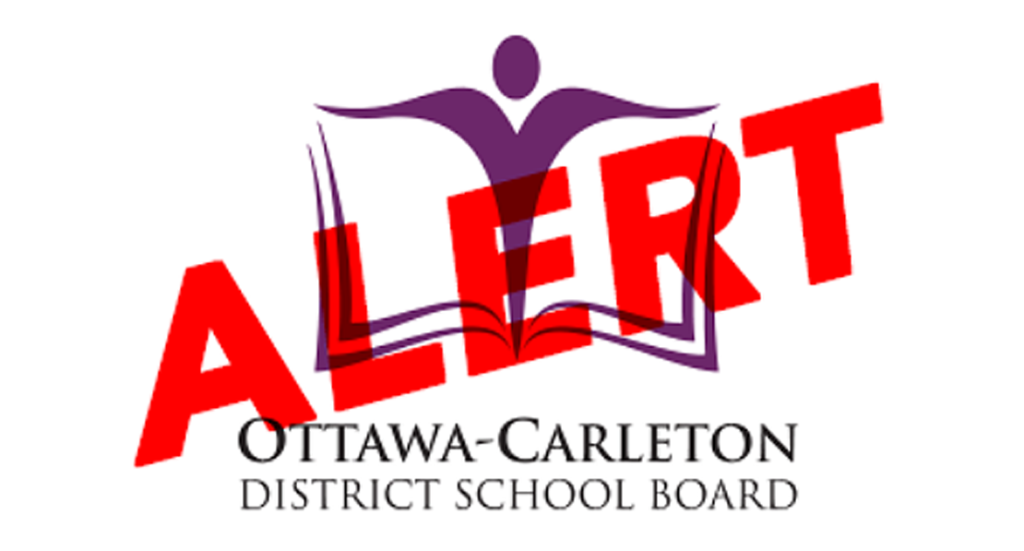 All Ottawa-Carleton District School Board Schools Closed Tuesday, May 24th