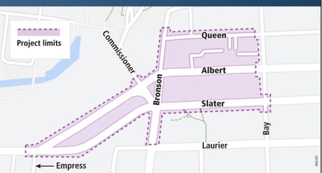 Ottawa Road Closures: Slater, Bay and Bronson closures to begin June 2