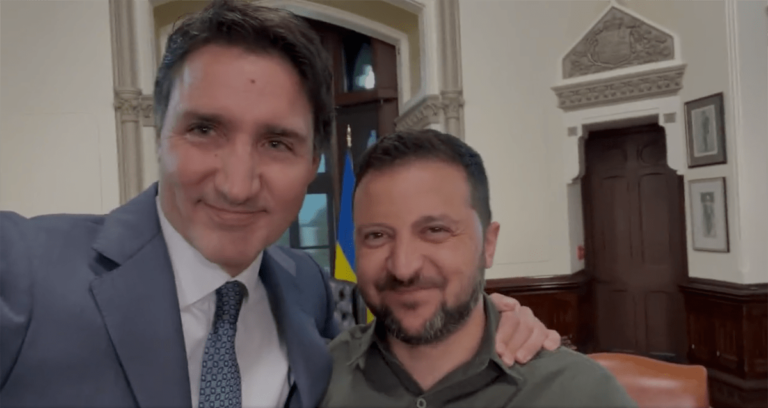 Ukrainian president in Ottawa