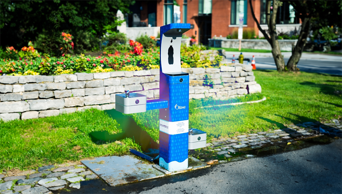 Ottawa Hydrant Fountains are back, with a fresh-new look!