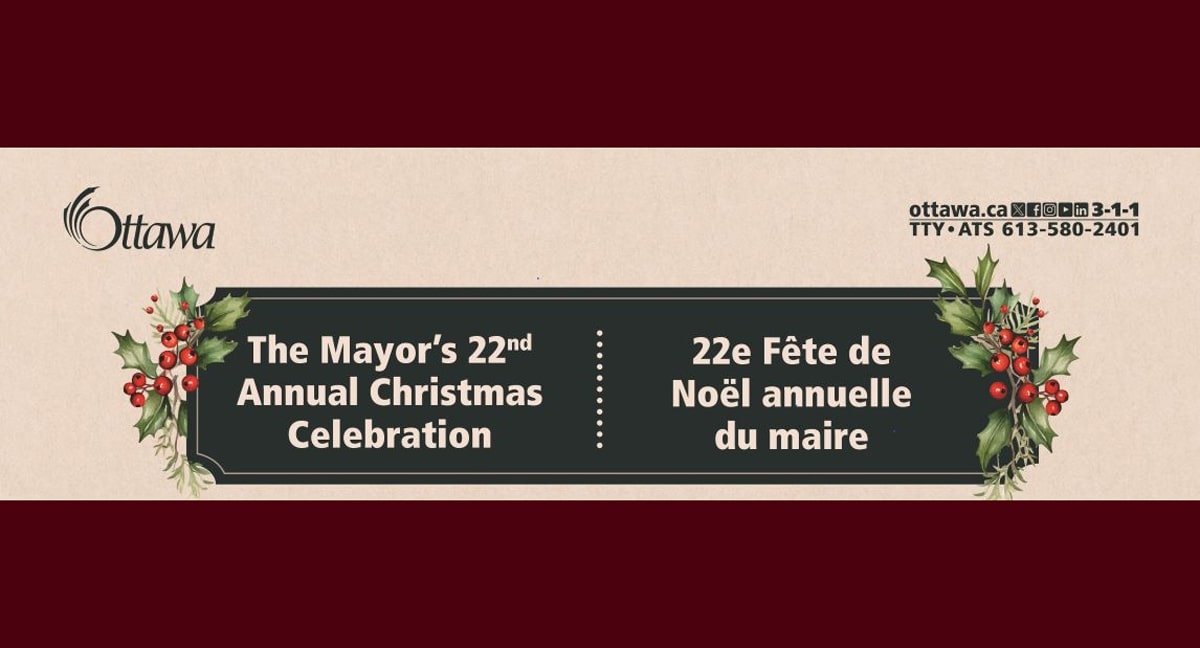 Ottawa Mayor to host Annual Christmas Celebration at City Hall