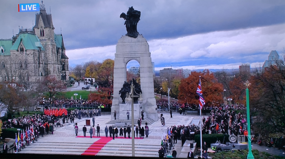 Remembrance Day ceremony Ottawa
