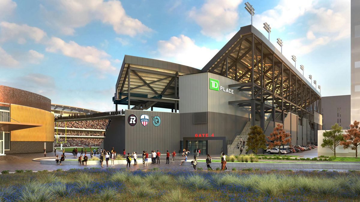 The site plan for the North Side Stands at Lansdowne is ready for public review