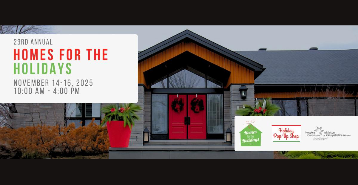 Homes for the Holidays in support of Hospice Care Ottawa takes place this weekend