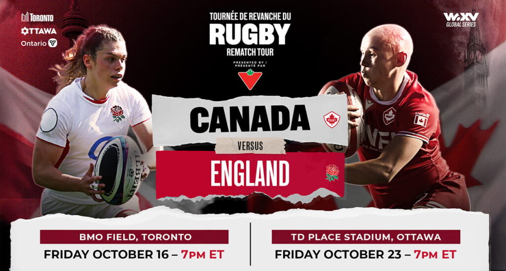 Rugby Rematch: Canada hosts England in Ottawa