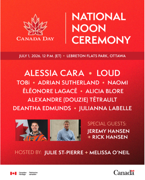 Canada Day Noon ceremony show