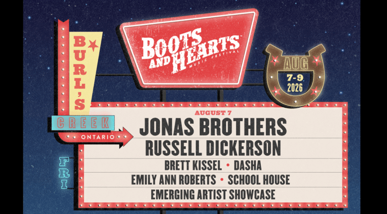 Road trip worthy: Boots and Hearts unveils complete 2026 lineup for milestone 15th anniversary