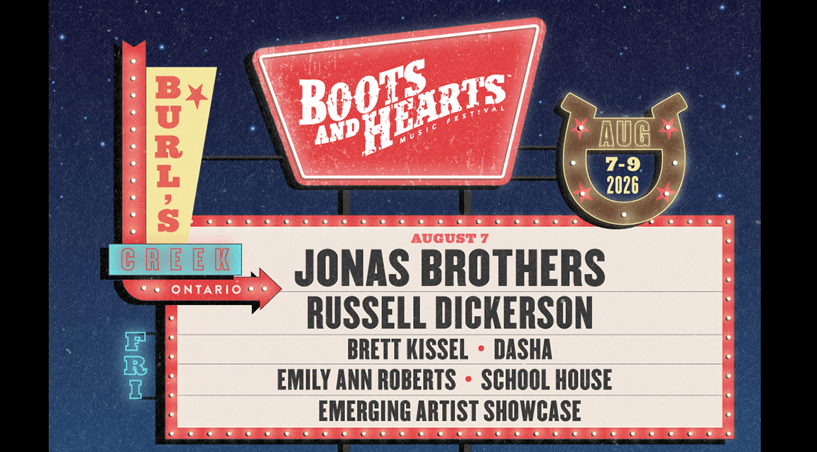 Road trip worthy: Boots and Hearts unveils complete 2026 lineup for milestone 15th anniversary