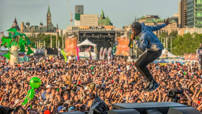 A_Marty Baller on stage at RBC Bluesfest in Ottawa, ON with A$AP Ferg_credit Steve Gerecke (1)