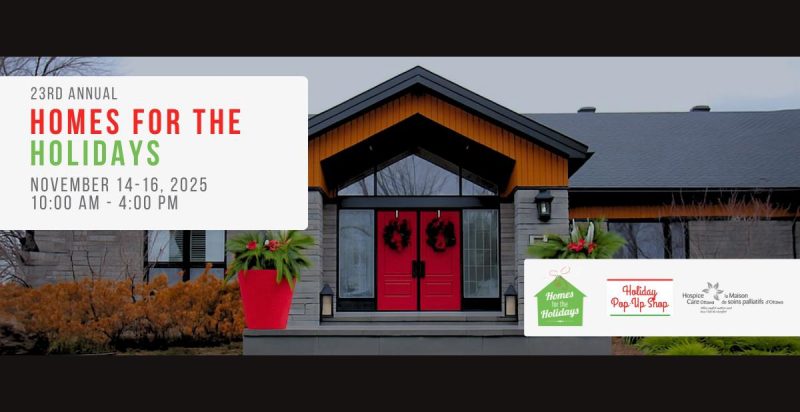 Homes for the holidays Ottawa popup